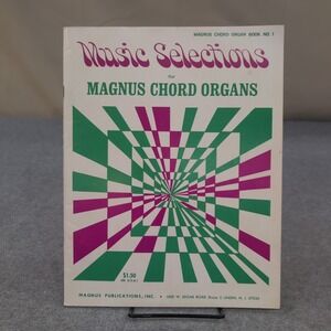 Vintage Magnus Chord Organ Book No 1 Music Selections 1959 Songbook Magnus Organ